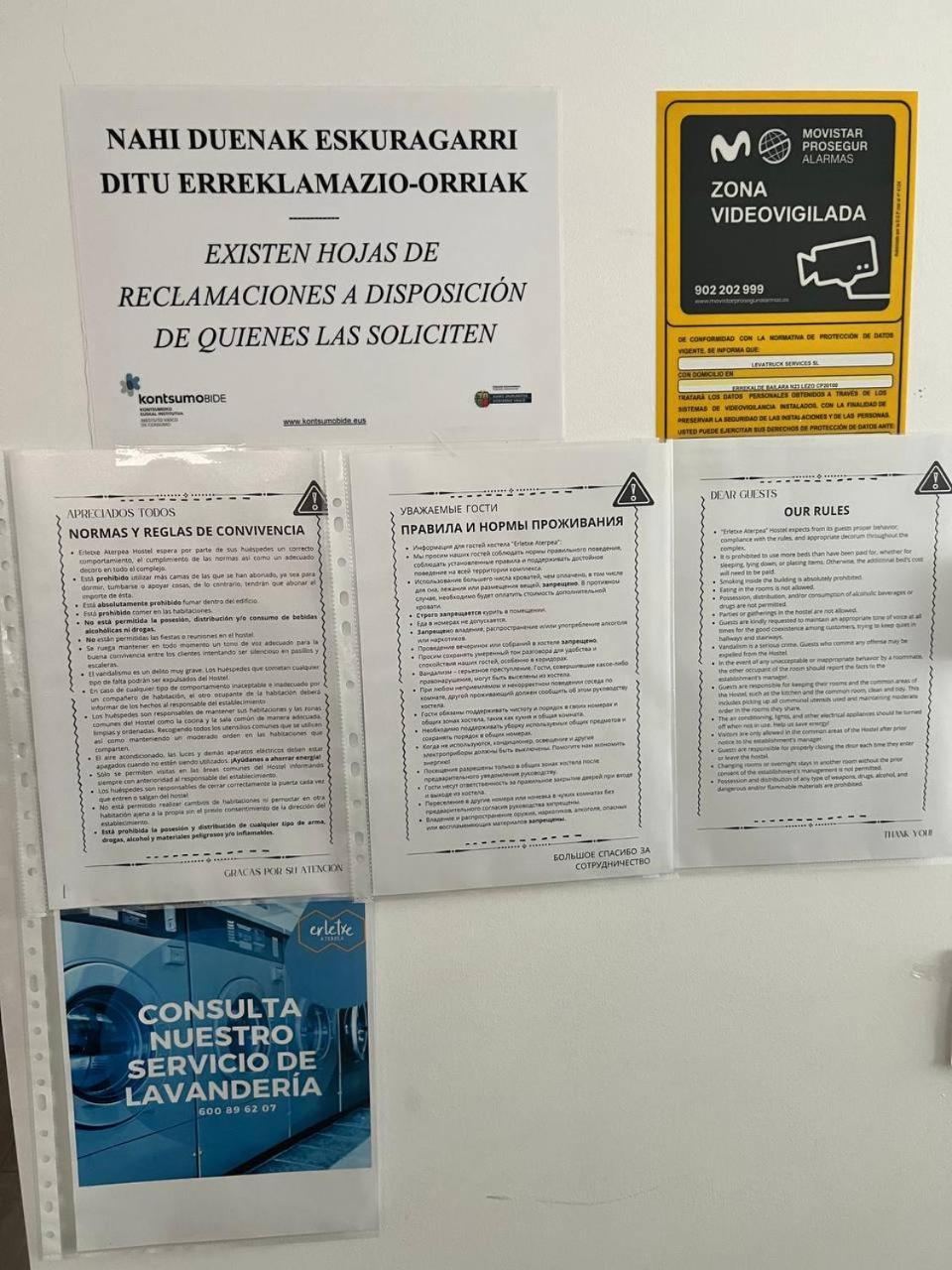 Erletxe Aterpea Hostel Lezo Bagian luar foto